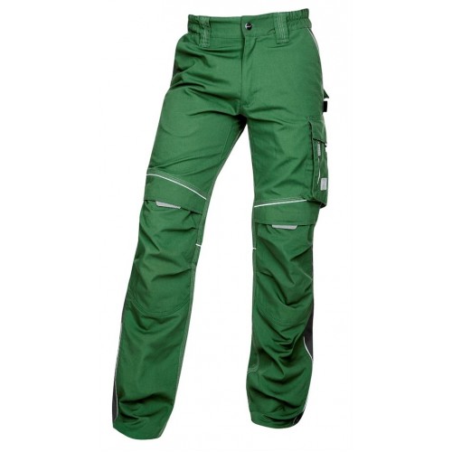 Pantaloni de lucru URBAN + verde H6442 in talie